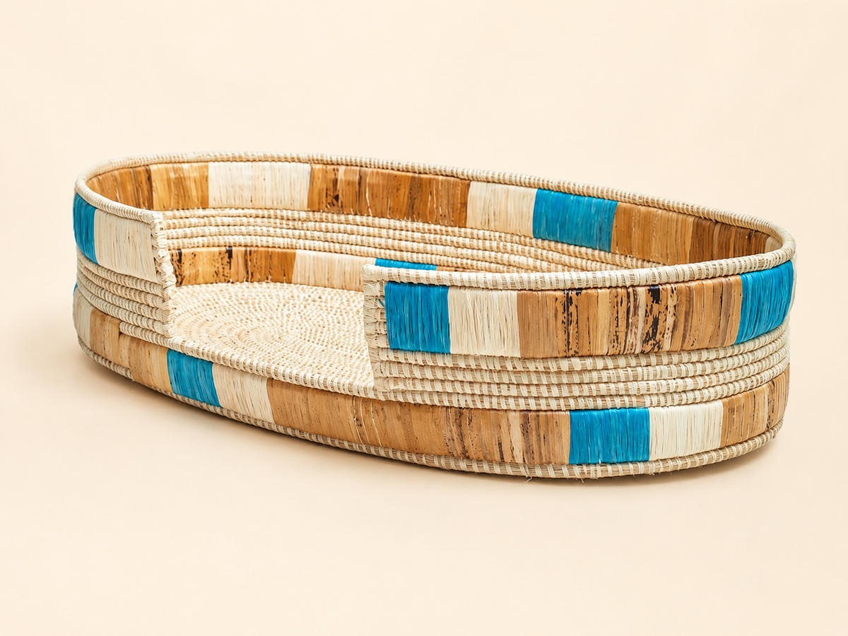 The Riviera — Banana Stalks Handwoven Pet Bed