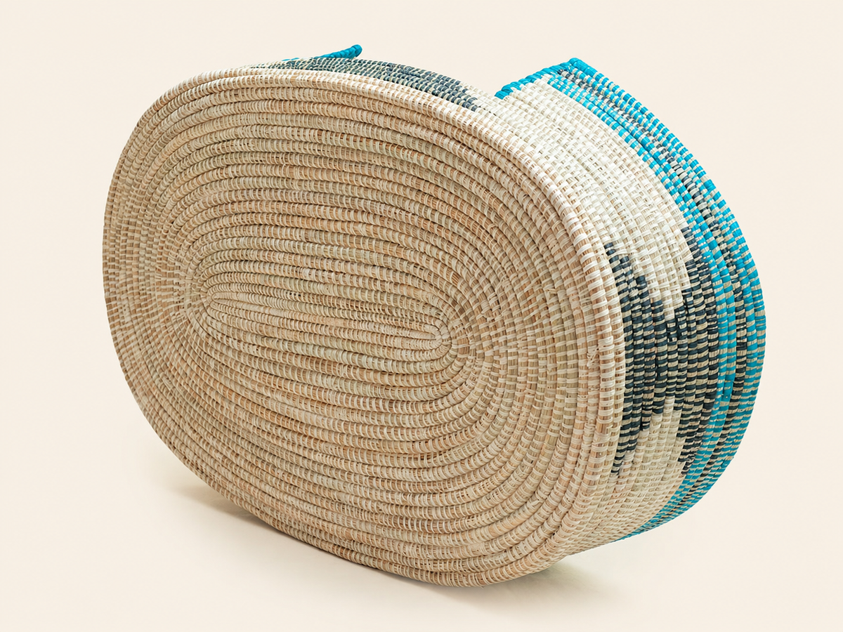 The Azure — Gombe Handwoven Pet Bed