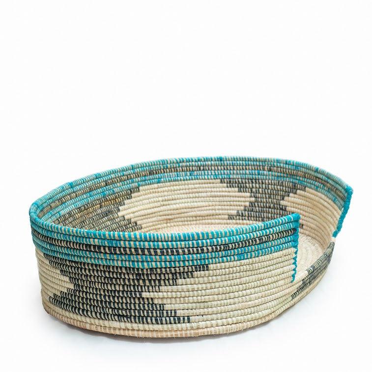 The Azure — Gombe Handwoven Pet Bed